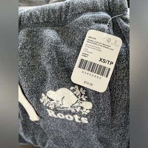 Brand new xs blue salt n pepper roots pants